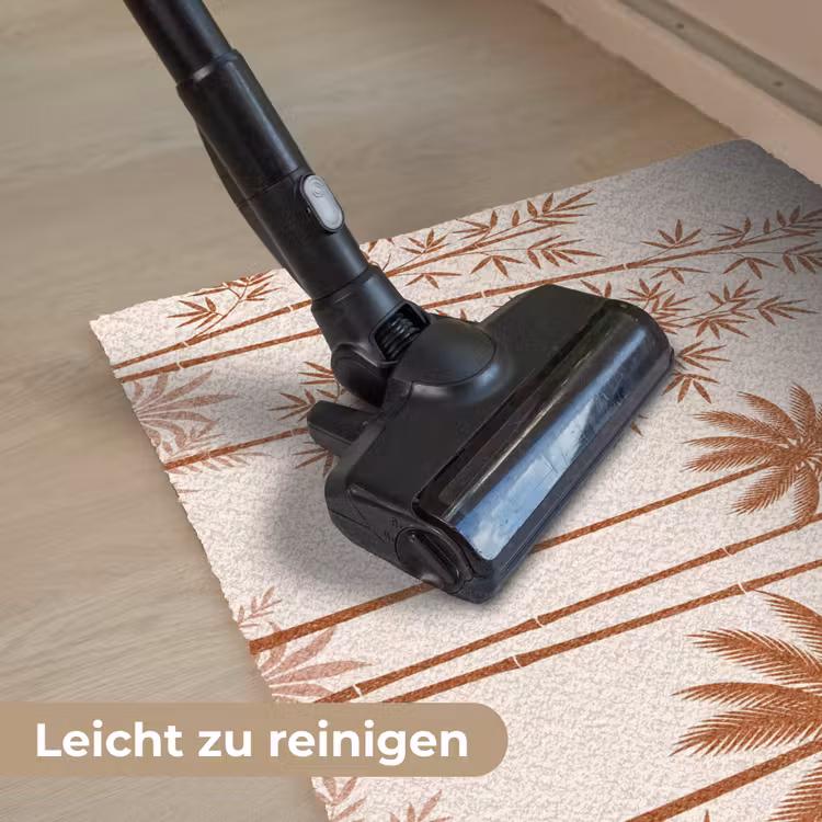 Vogel - Boom - Tropisch - Minimalistisch - Bruin Deurmat klein -reinigen_DE