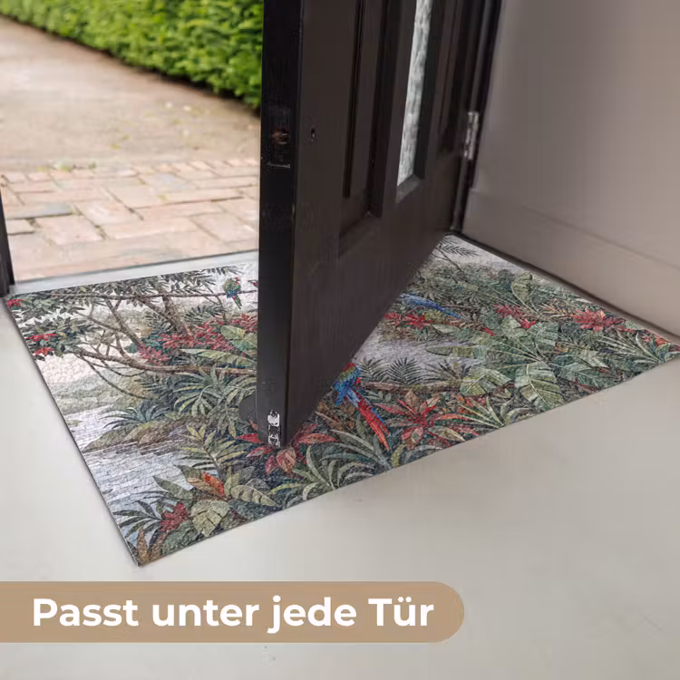 Vogel - Jungle - Natuur - Mozaïek - Groen Deurmat klein -USP_DE