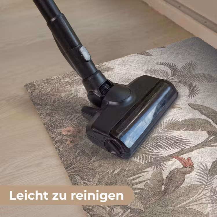 Vogel - Jungle - Tropisch - Illustratie - Groen Deurmat klein -reinigen_DE