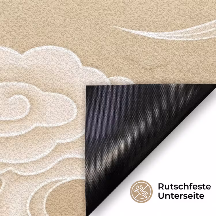 Vogels - Vliegen - Beige Deurmat klein -antislip_DE