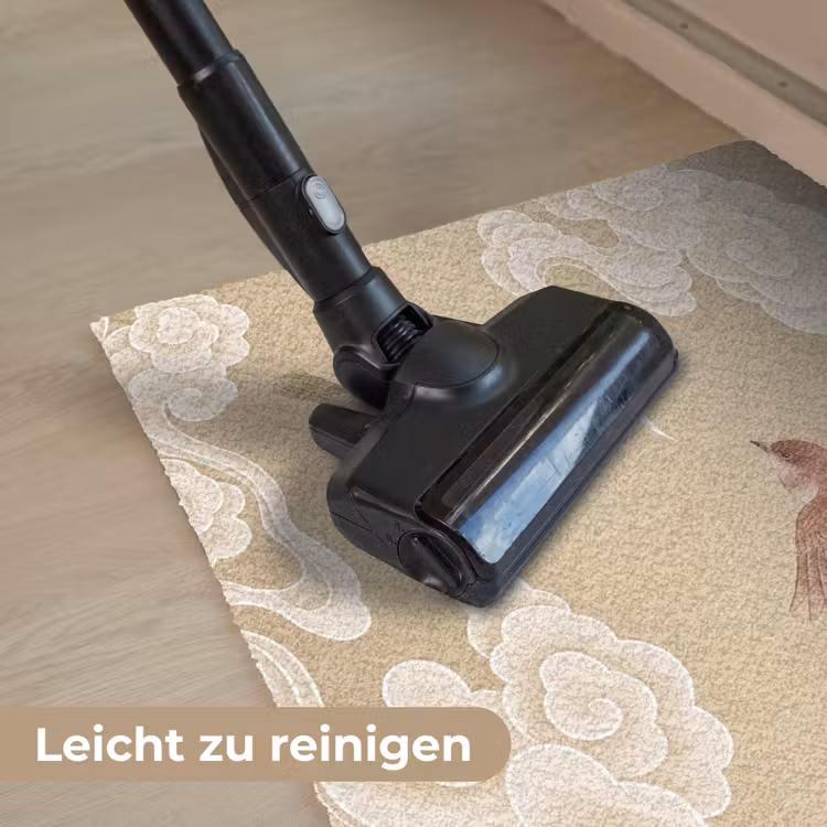 Vogels - Vliegen - Beige Deurmat klein -reinigen_DE