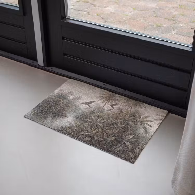 Vogel - Vliegend - Tropisch - Landschap - Klassiek Deurmat klein -sfeer2