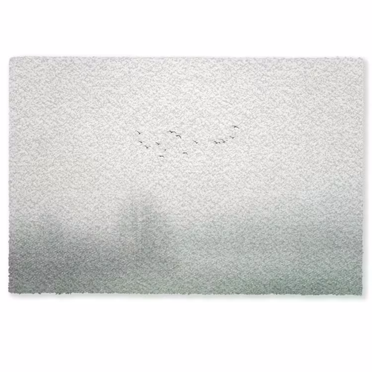 Vogel - Vlucht - Natuur - Minimalistisch Deurmat klein -zkaufland3d