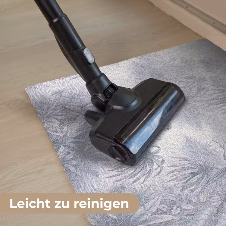 Vogel - Rivier - Tropisch - Illustratie - Blauw Deurmat klein -reinigen_DE