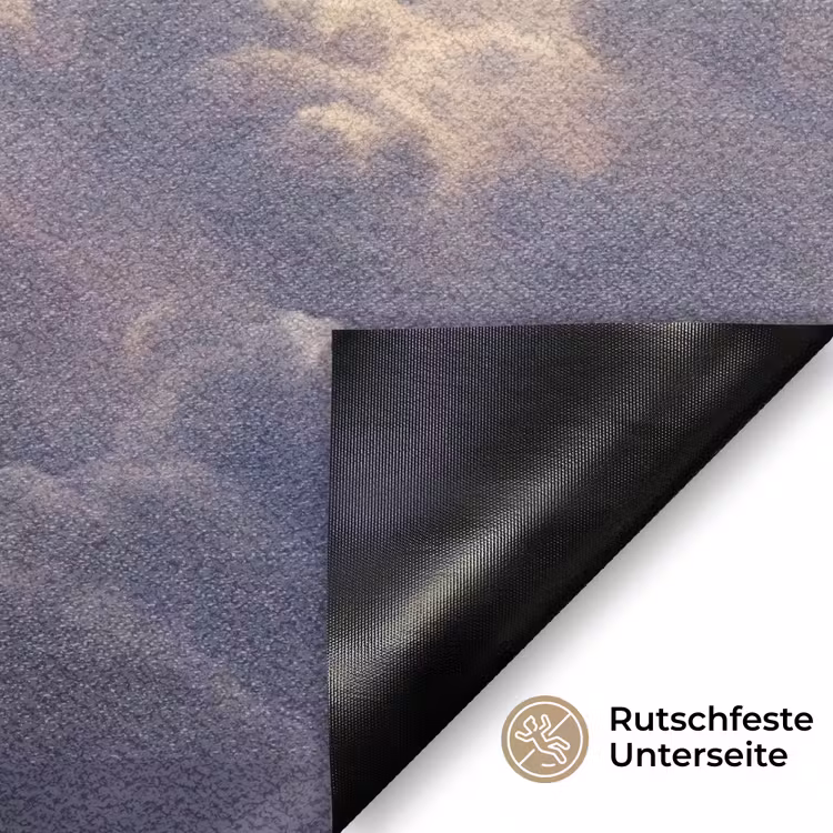 Vogel - Vliegend - Natuur - Wit - Wolken Deurmat klein -antislip_DE