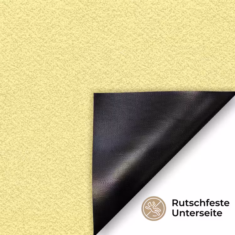 Vogels - Cirkel - Geel - Beweging Deurmat klein -antislip_DE