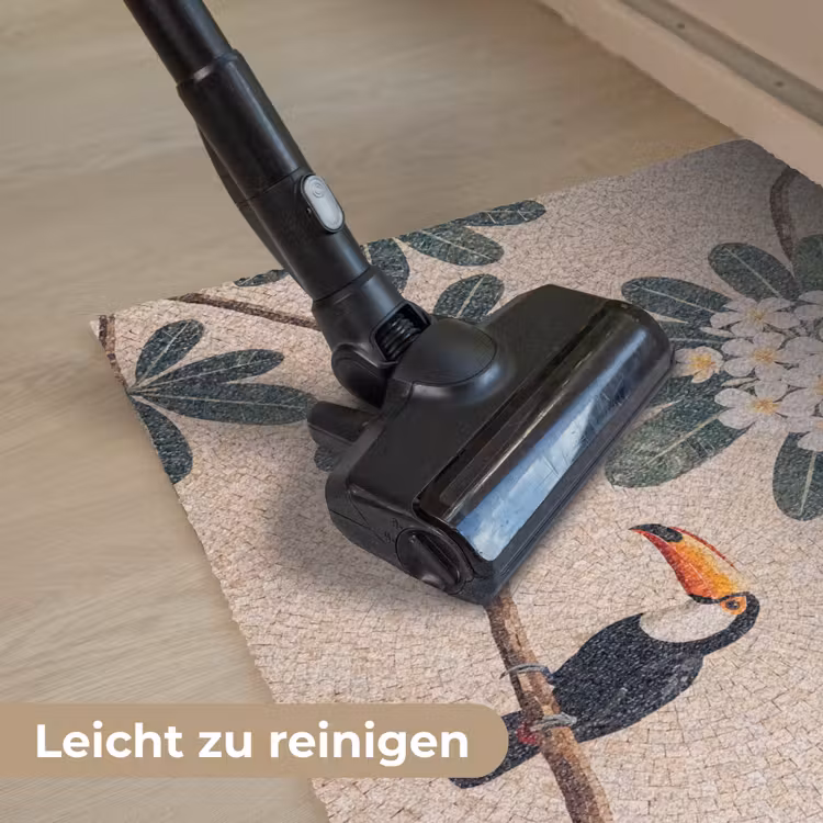 Vogel - Mozaïek - Tropisch - Natuur - Kleurrijk Deurmat klein -reinigen_DE