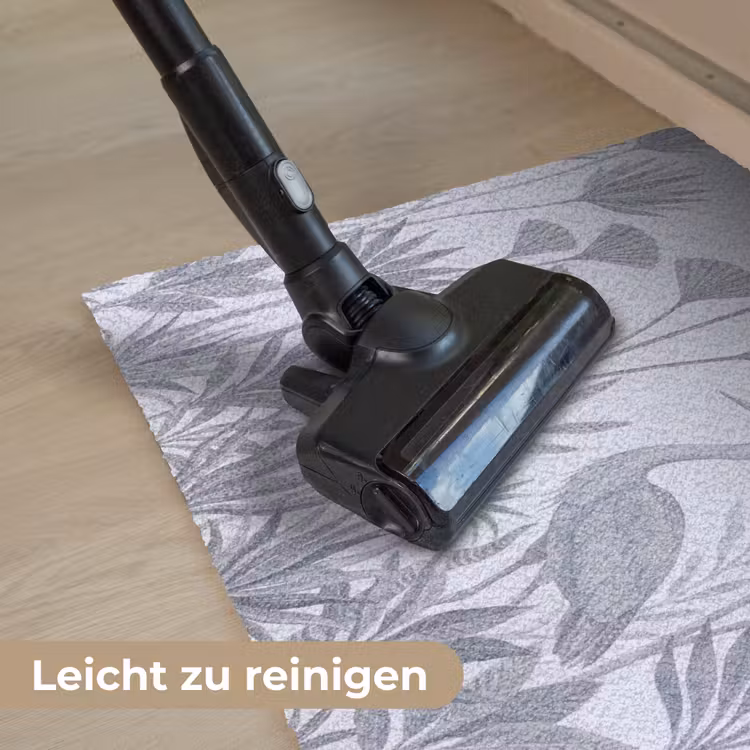 Vogel - Tropisch - Illustratie - Blauwgrijs - Natuur Deurmat klein -reinigen_DE