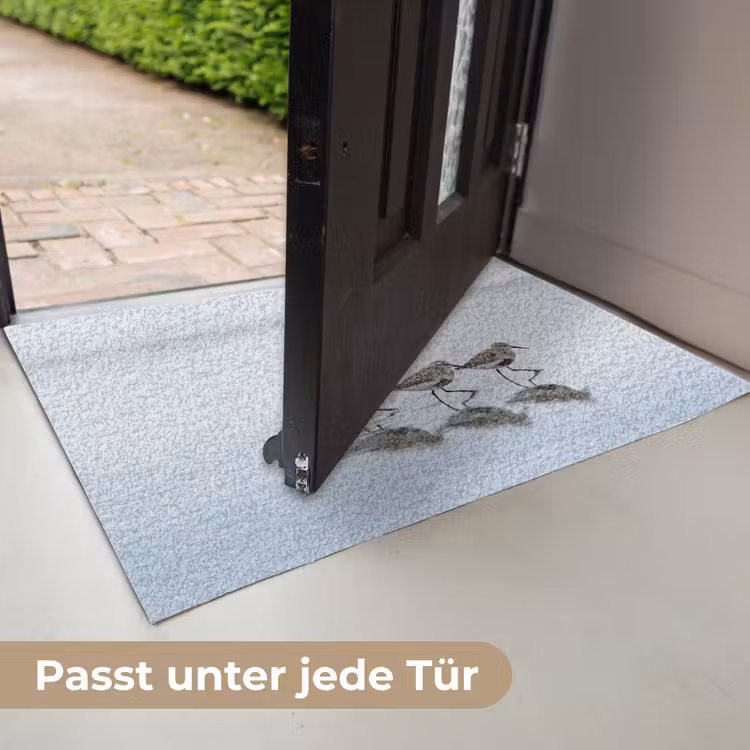 Vogels - Water - Grijs Deurmat klein -USP_DE
