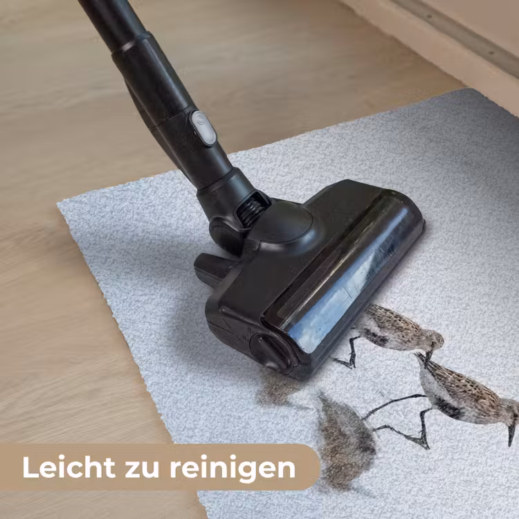 Vogels - Water - Grijs Deurmat klein -reinigen_DE