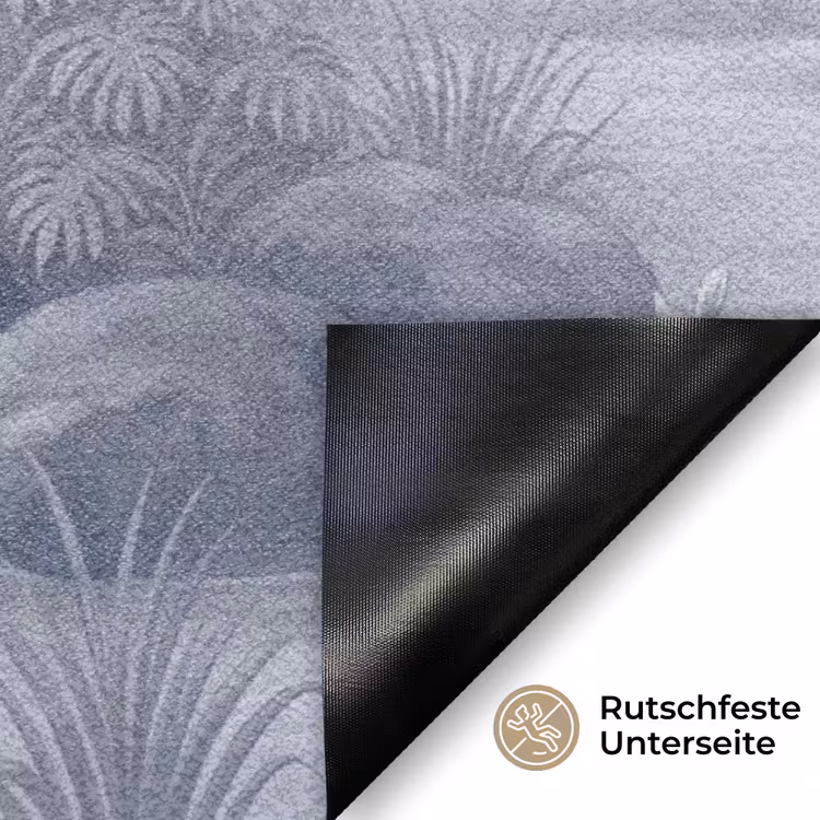 Vogel - Water - Tropisch - Natuur - Blauw Deurmat klein -antislip_DE