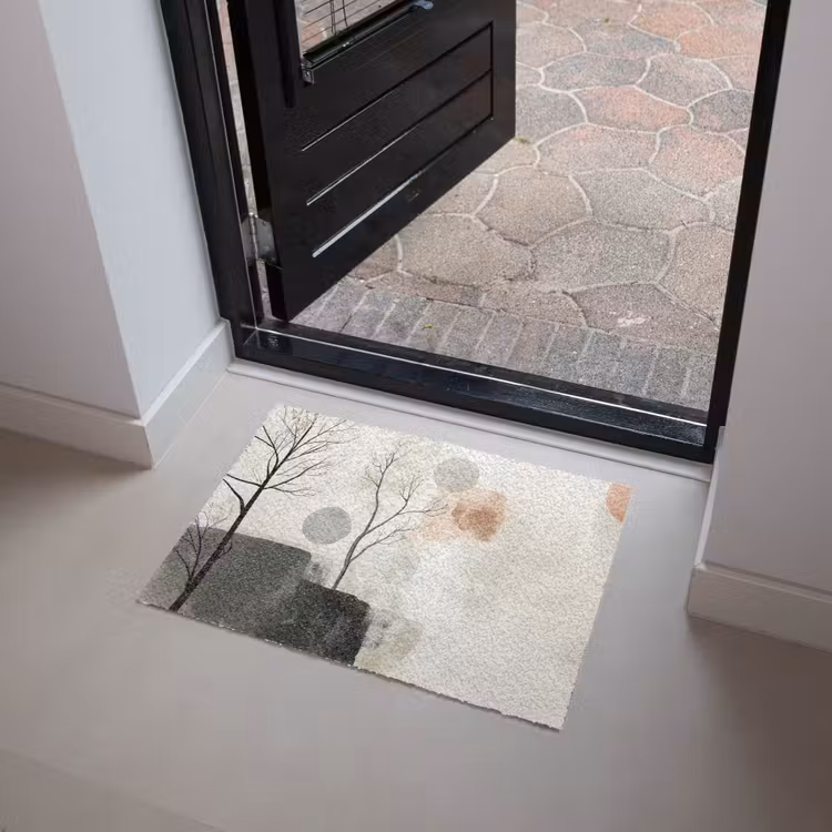 Wabi sabi - Beige - Plant Deurmat klein -sfeer5