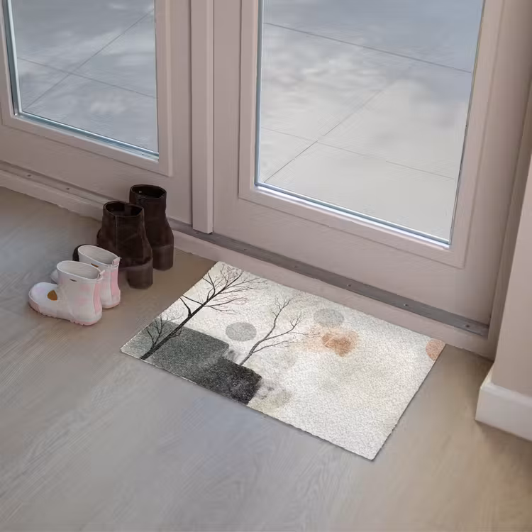 Wabi sabi - Beige - Plant Deurmat klein -sfeer3