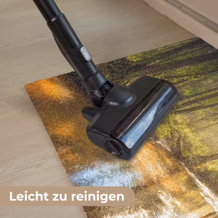 Bos - Beek - Zonlicht - Natuur - Groen Deurmat klein -reinigen_DE