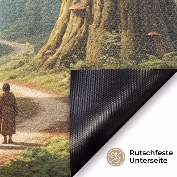 Fußmatte - Wald – Bäume – Natur - Bos - Bomen - Natuur Deurmat klein