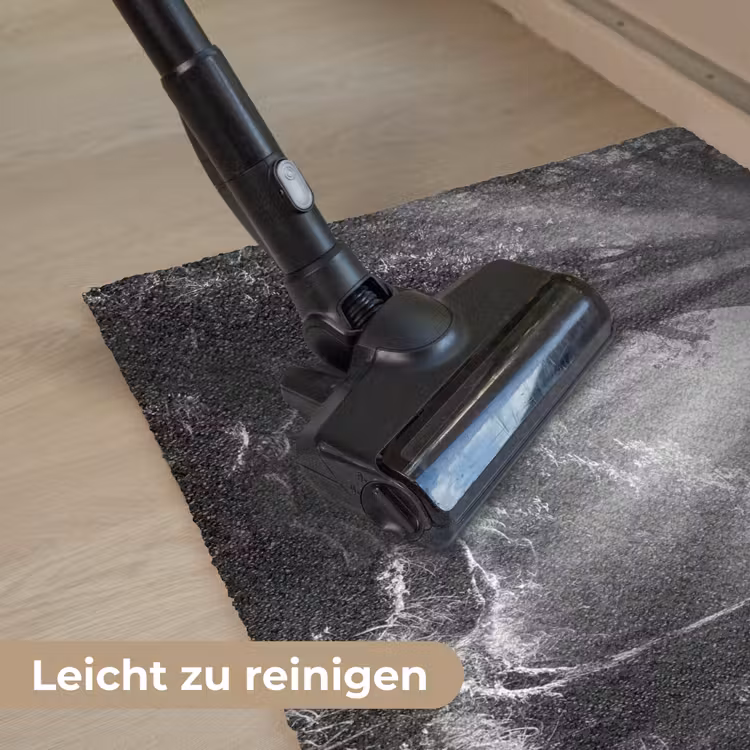 Bos - Lichtstralen - Natuur - Zwart-wit Deurmat klein -reinigen_DE