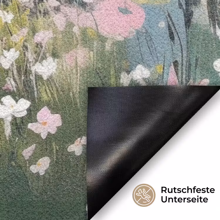 Bos - Schilderstijl - Kleurrijk Deurmat klein -antislip_DE