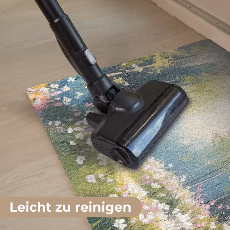 Bos - Schilderstijl - Kleurrijk Deurmat klein -reinigen_DE
