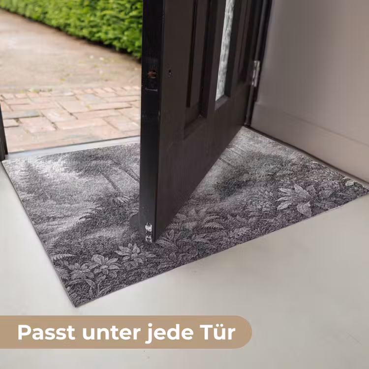 Bos - Hert - Zwart - Wit Deurmat klein -USP_DE