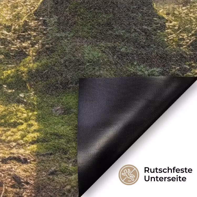 Bos - Zonlicht - Gras Deurmat klein -antislip_DE