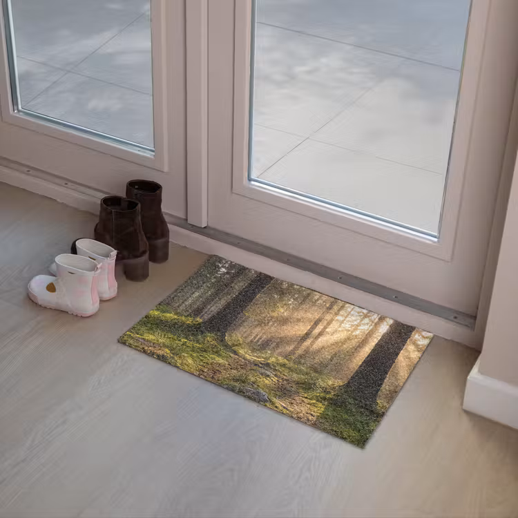 Bos - Zonlicht - Gras Deurmat klein -sfeer3