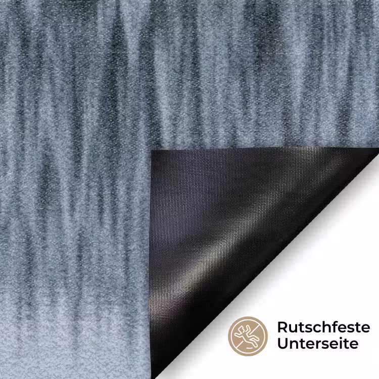 Bos - Reflectie - Meer - Winter - Serene Deurmat klein -antislip_DE