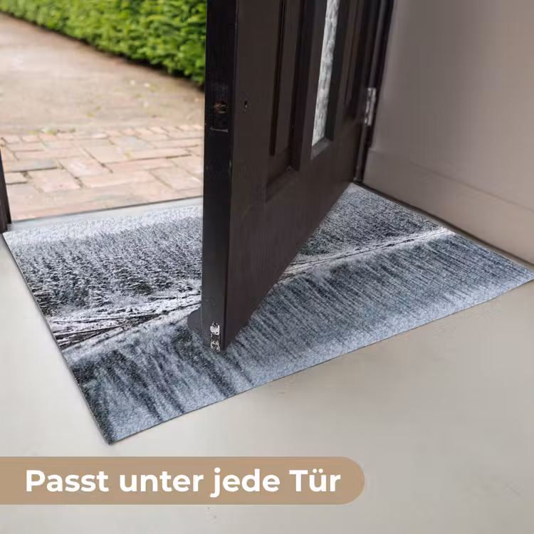 Bos - Reflectie - Meer - Winter - Serene Deurmat klein -USP_DE