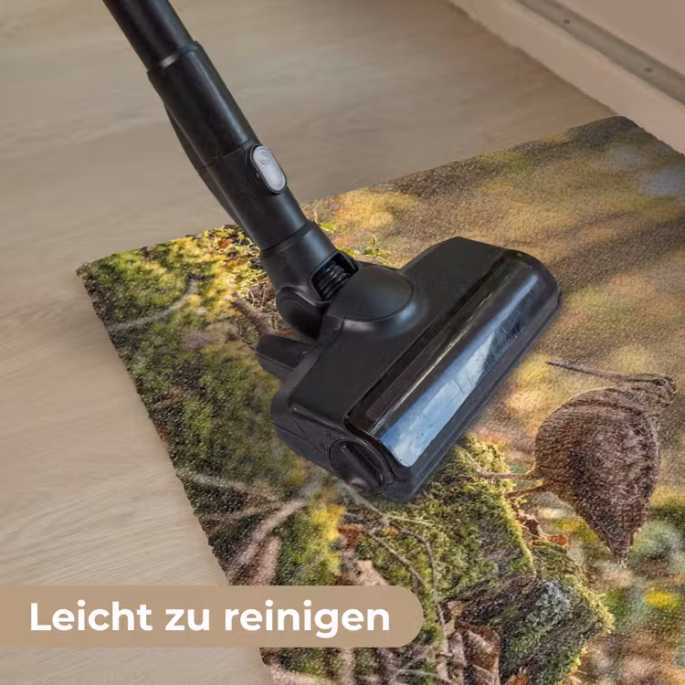 Houtsnip - Bos - Bladeren - Herfst - Gecamoufleerd Deurmat klein -reinigen_DE