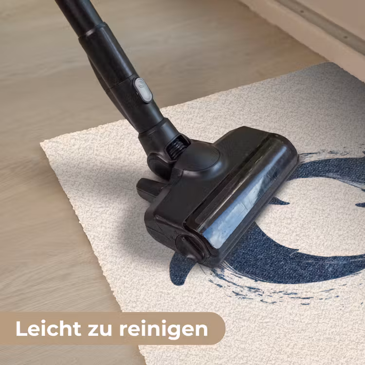 Walvissen - Spetters - Cirkel - Donkerblauw Deurmat klein -reinigen_DE