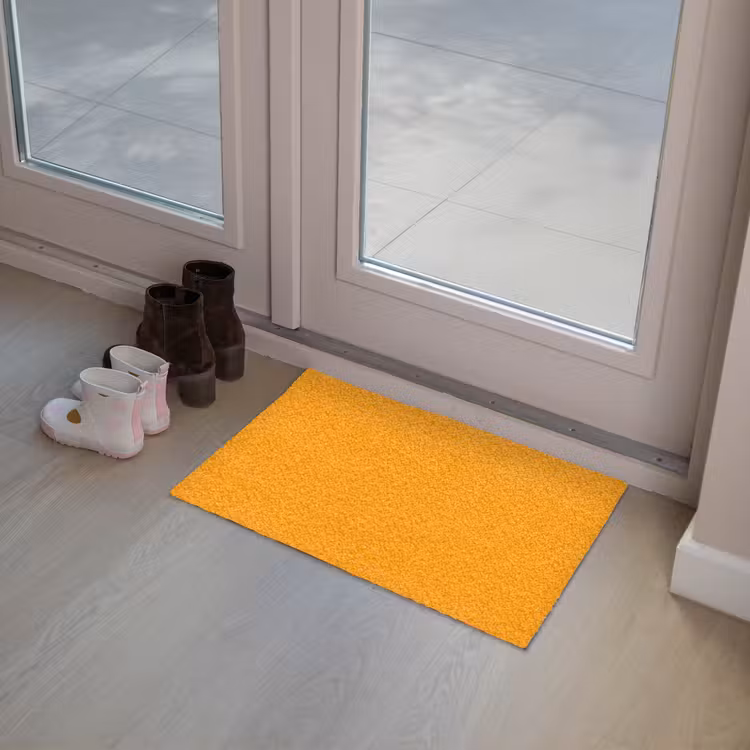 Warm - Ochre - Oranje Deurmat klein 898 -sfeer3
