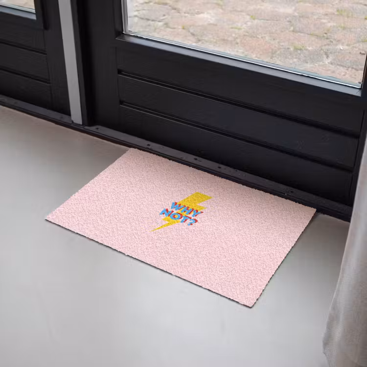 Why not - Bliksem - Roze Deurmat klein -sfeer2