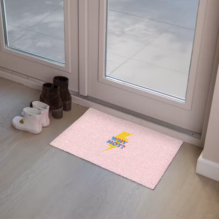 Why not - Bliksem - Roze Deurmat klein -sfeer3