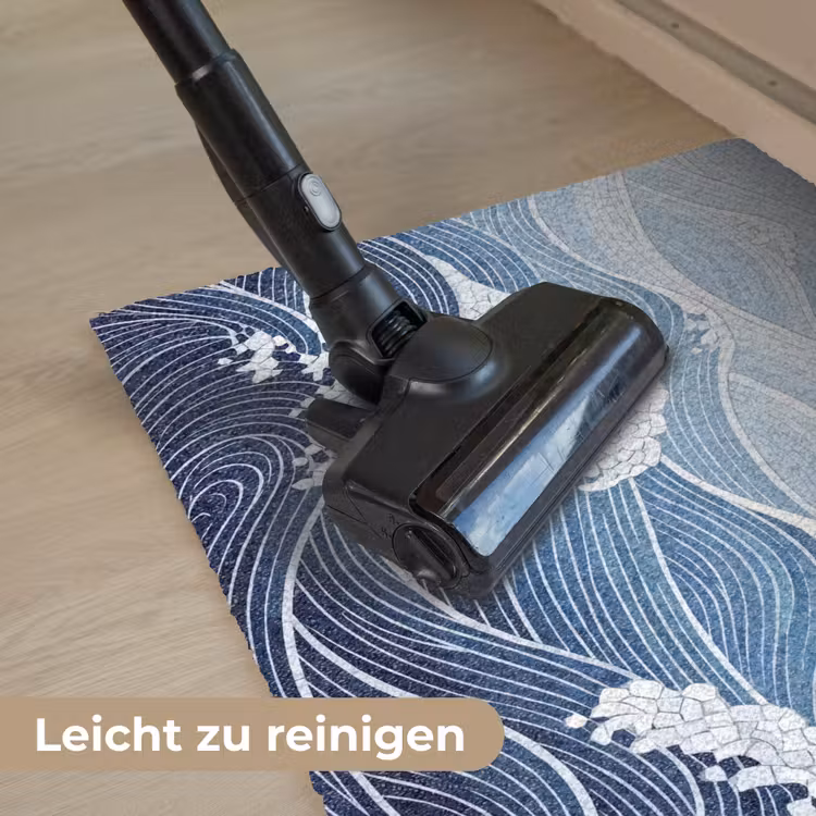 Water - Mozaïek - Landschap - Modern - Blauw Deurmat klein -reinigen_DE