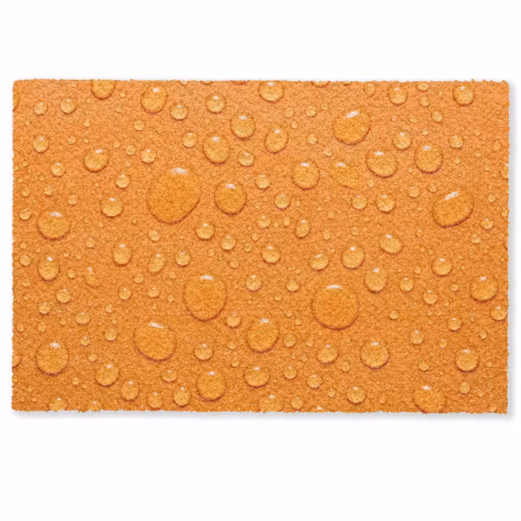 Water - Druppels - Oranje Deurmat klein -zkaufland3d