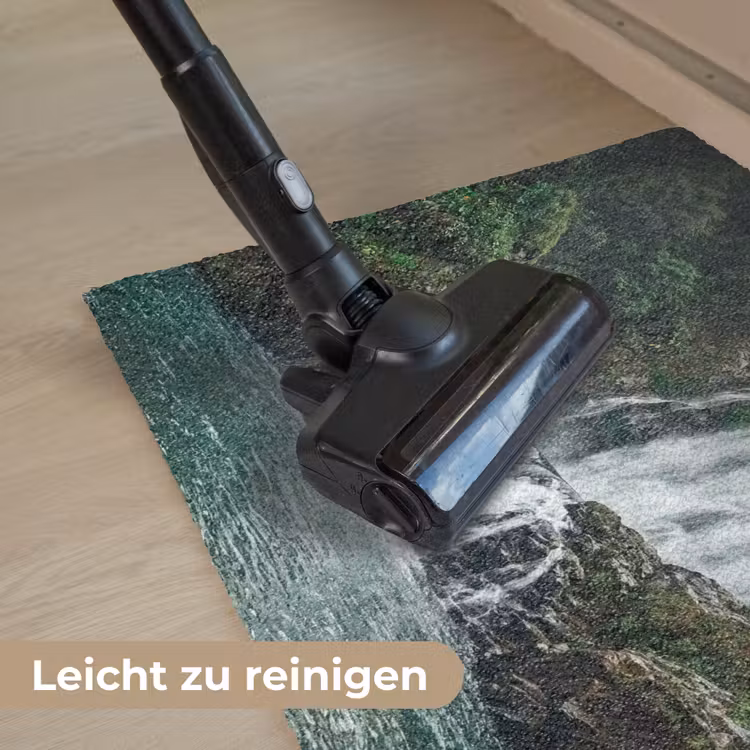 Waterval - Bos - Natuur - Groen Deurmat klein -reinigen_DE