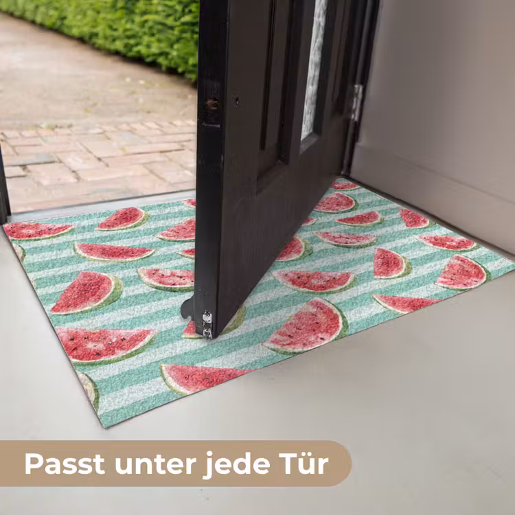Watermeloen - Strepen - Groen Deurmat klein 898 -USP_DE