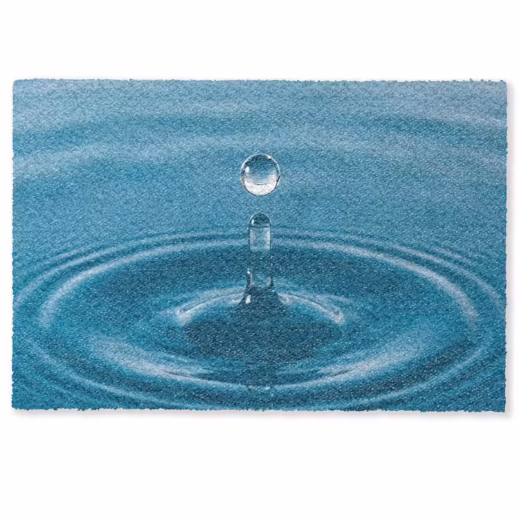 Waterdruppel - Water - Oppervlakte Deurmat klein -zkaufland3d