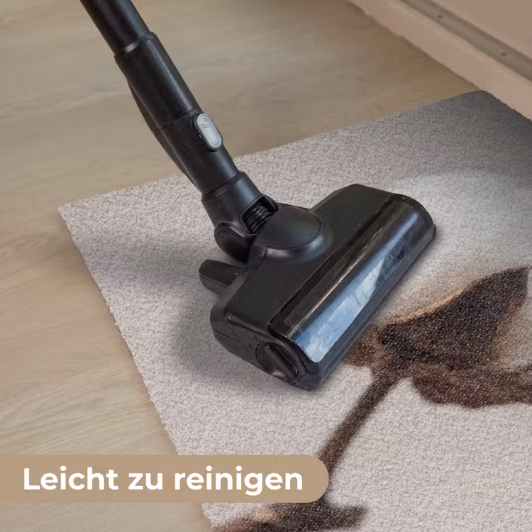 Katoenbol - Minimalistisch - Wit Deurmat klein -reinigen_DE