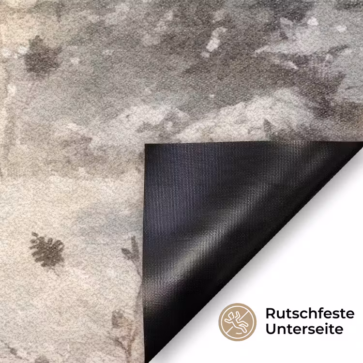 Kerst - Rendier - Winter - Krans Deurmat klein -antislip_DE