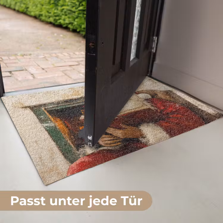 Kerst - Kerstman - Winter - Open Haard Deurmat klein -USP_DE