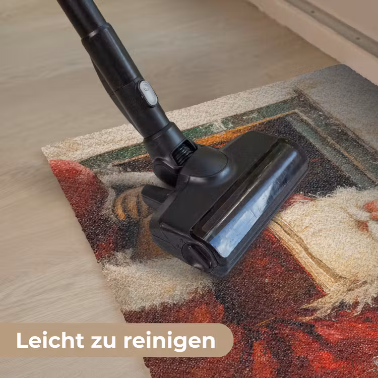Kerst - Kerstman - Winter - Open Haard Deurmat klein -reinigen_DE
