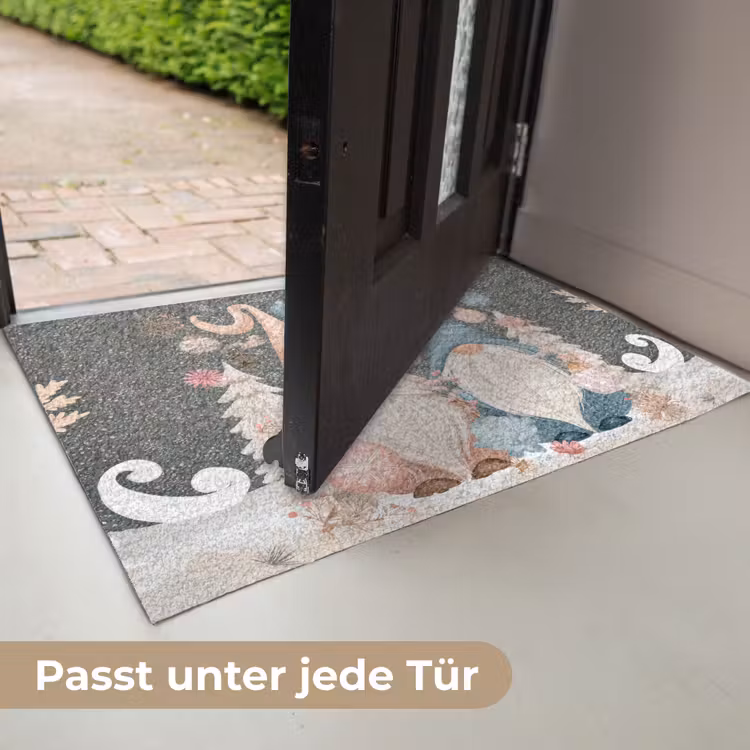 Kerst - Gnomen - Pastel Deurmat klein -USP_DE