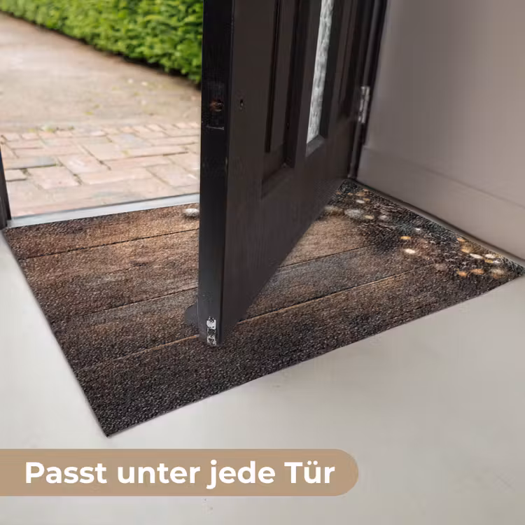Kersthoekdecoratie - Dennenappels - Lichtjes Deurmat klein -USP_DE