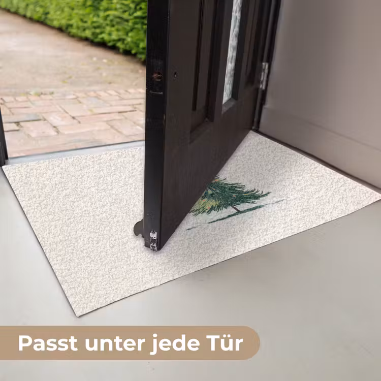 Kerstboom - Illustratie - Ster - Sneeuw Deurmat klein -USP_DE