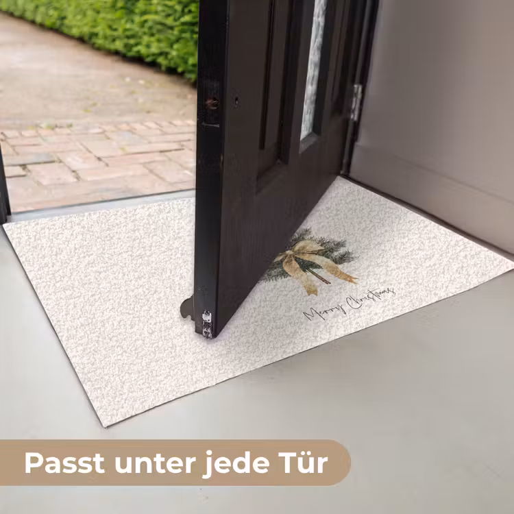 Kerstboom - Kerst - Merry Christmas - Beige Deurmat klein -USP_DE