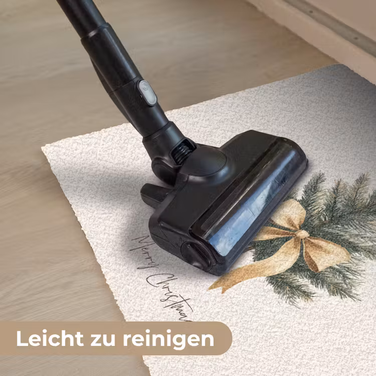 Kerstboom - Kerst - Merry Christmas - Beige Deurmat klein -reinigen_DE