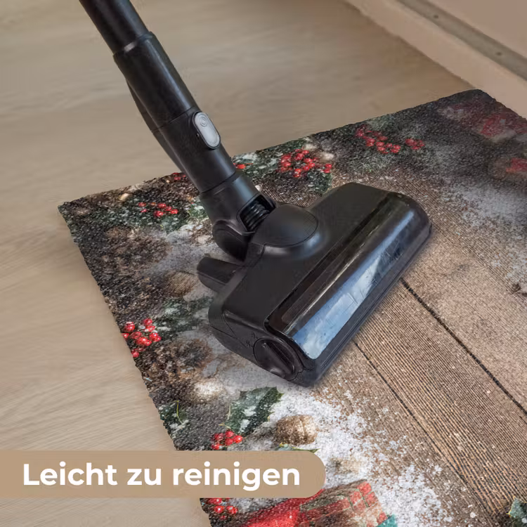 Kerstdecoratie - Geschenken - Hout - Veelkleurig Deurmat klein -reinigen_DE