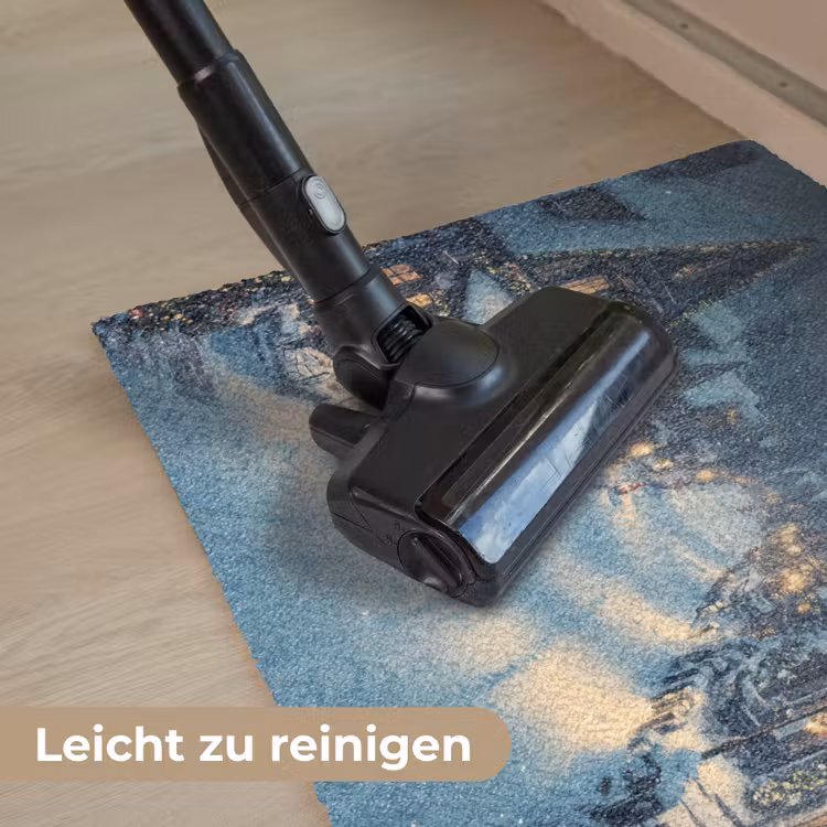 Kerstdorp - Kerst - Sneeuw - Winter Deurmat klein -reinigen_DE