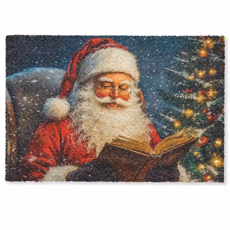 Kerstman - Kerst - Winter - Kerstboom Deurmat klein -zkaufland3d