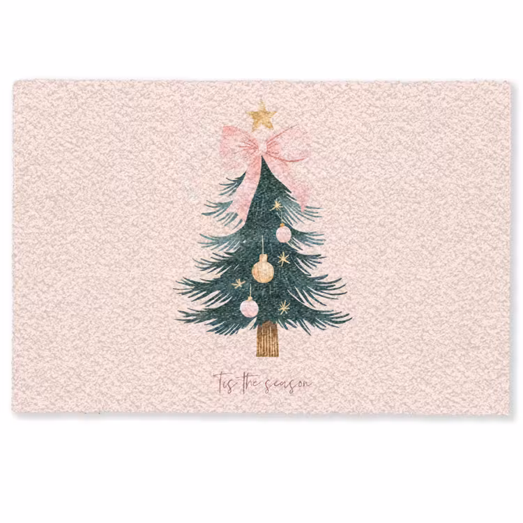 Christmas Season - Kerst - Kerstboom - Roze Deurmat klein -zkaufland3d